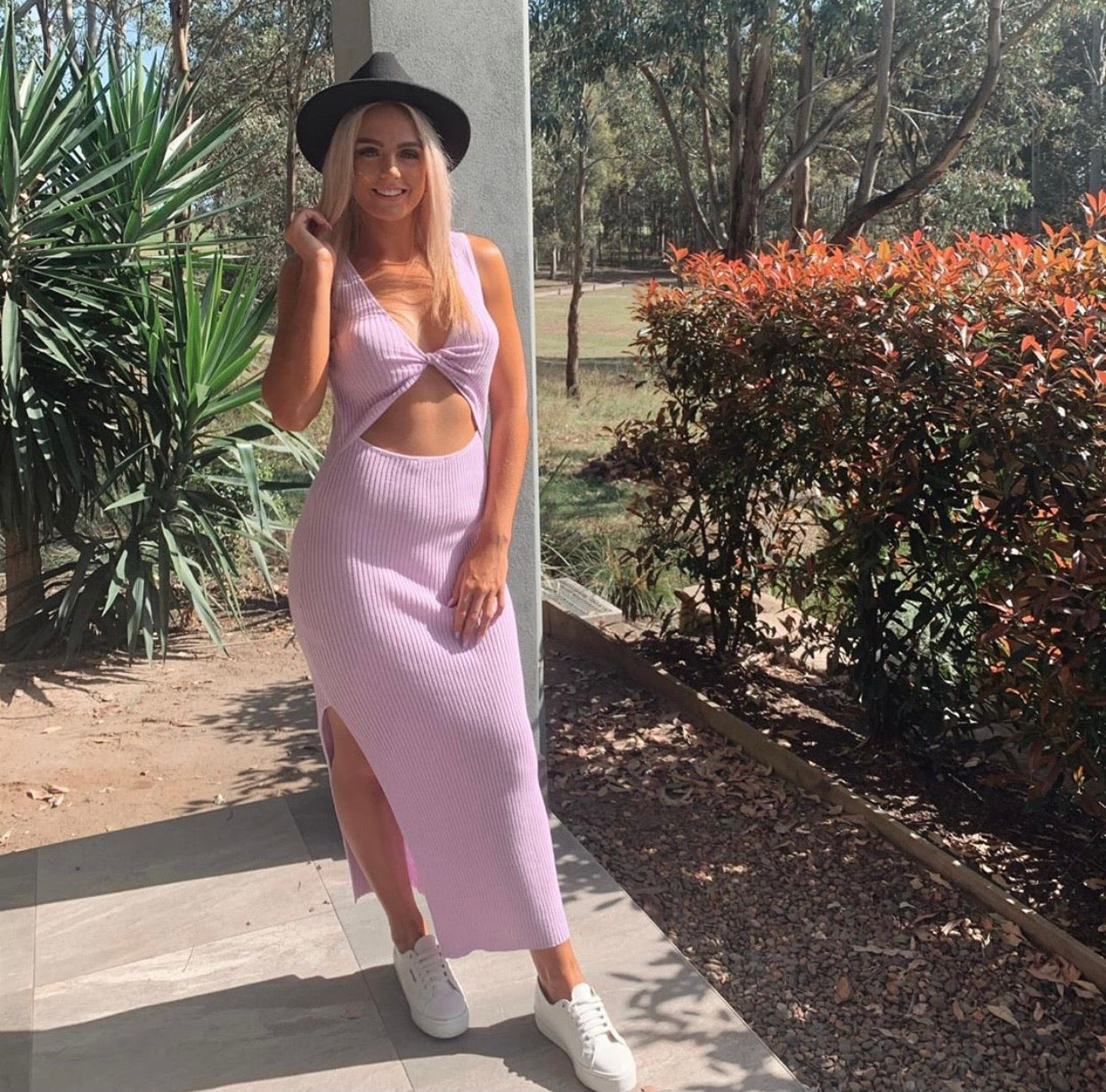 Riviera Knit Midi - Lilac (FOR SALE)