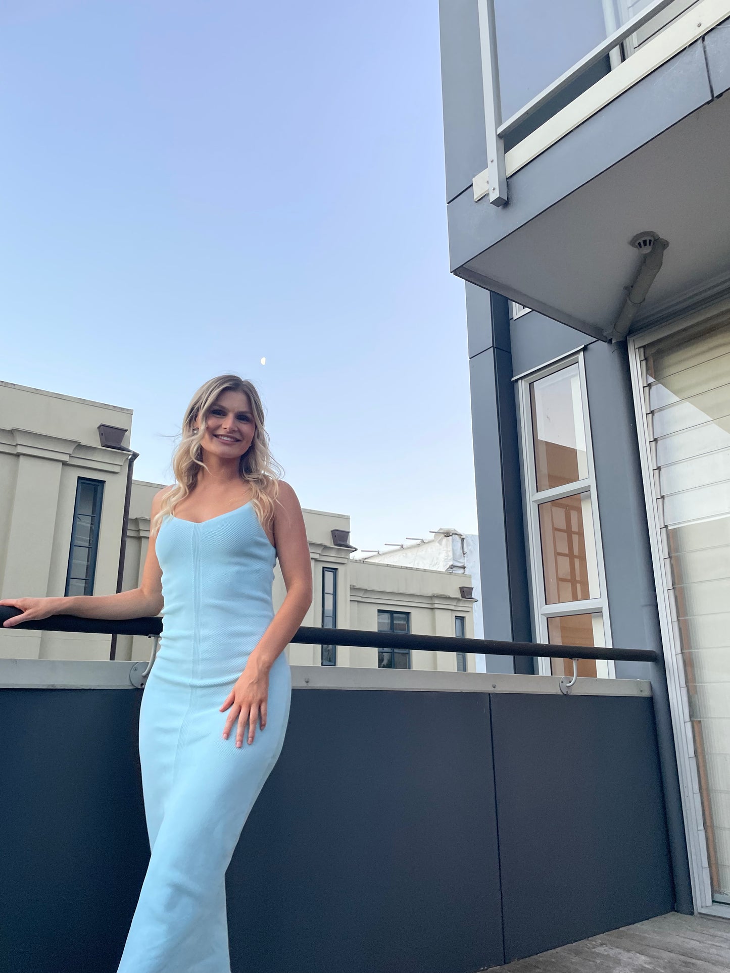 Citrus Knit Midi - Blue