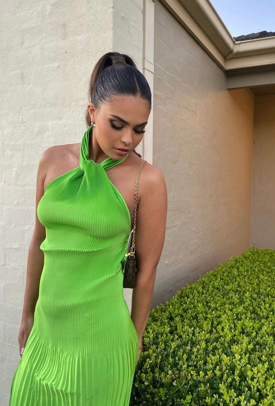Klum Gown - Neon Lime